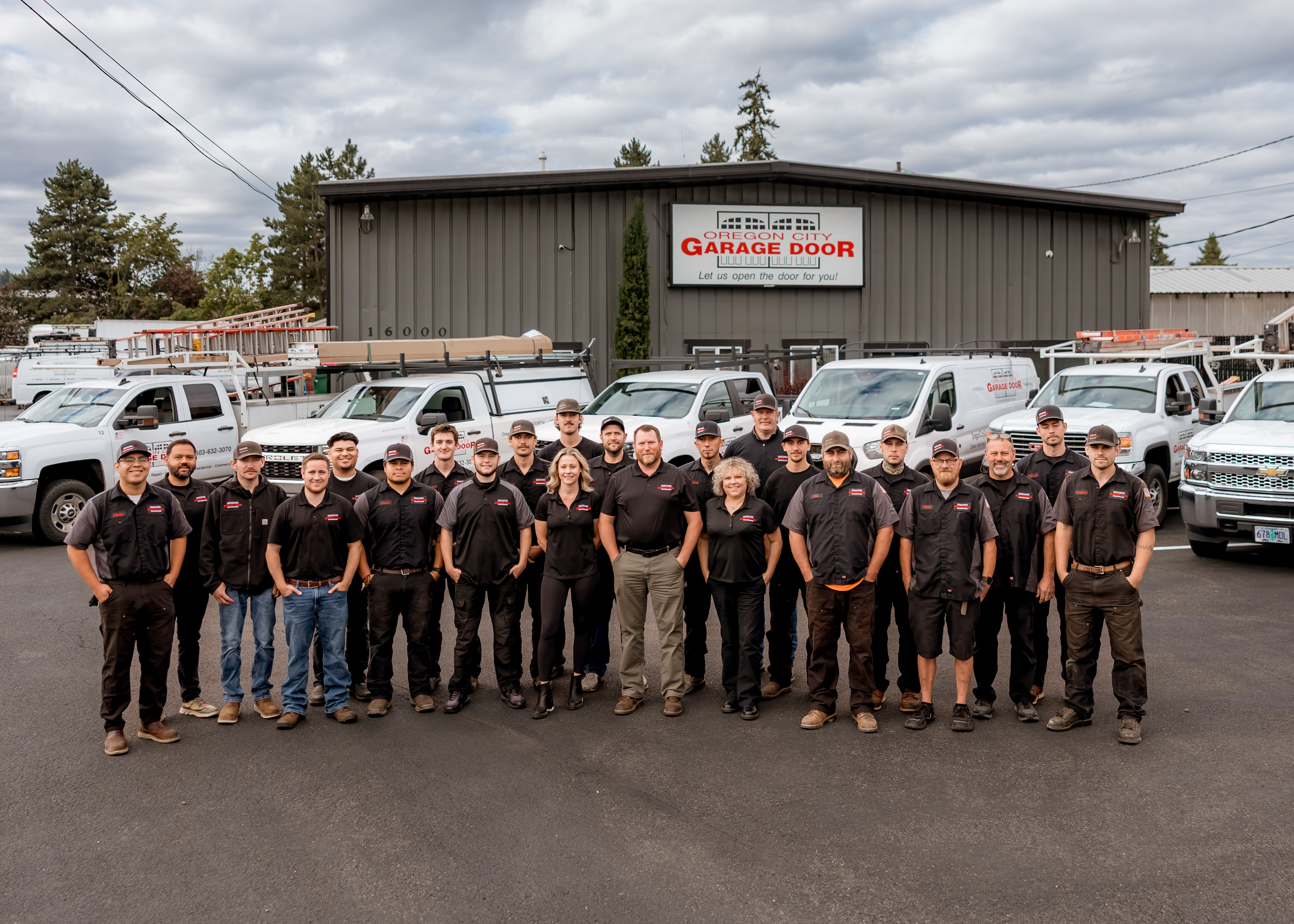 Oregon City Garage Door team of garage door experts.