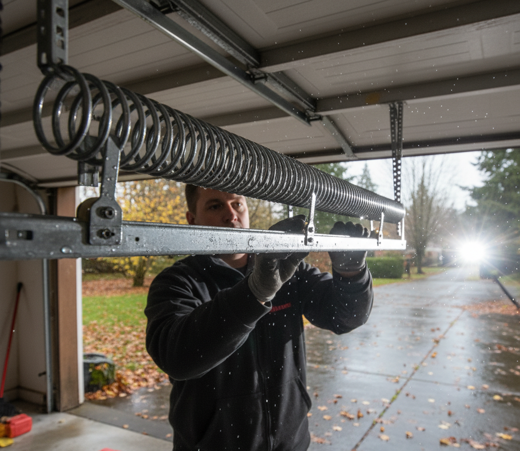 Commercial-grade garage door