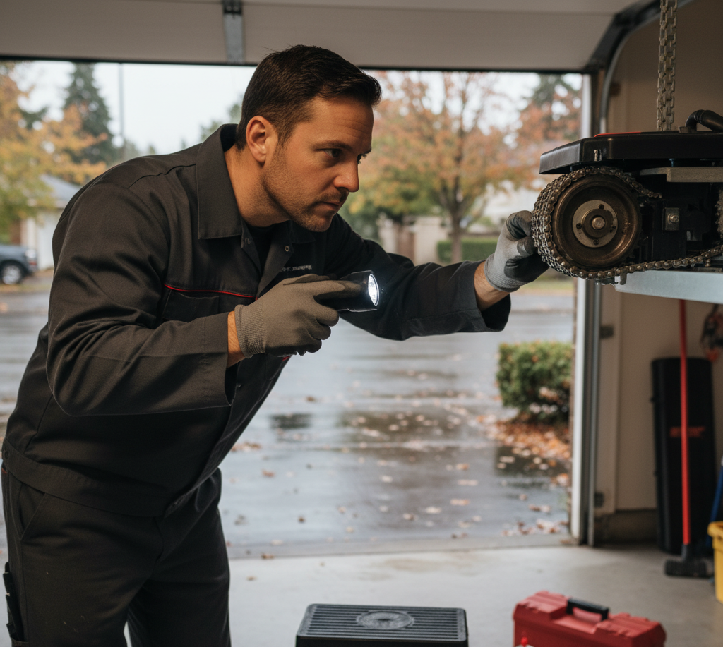 Commercial-grade garage door